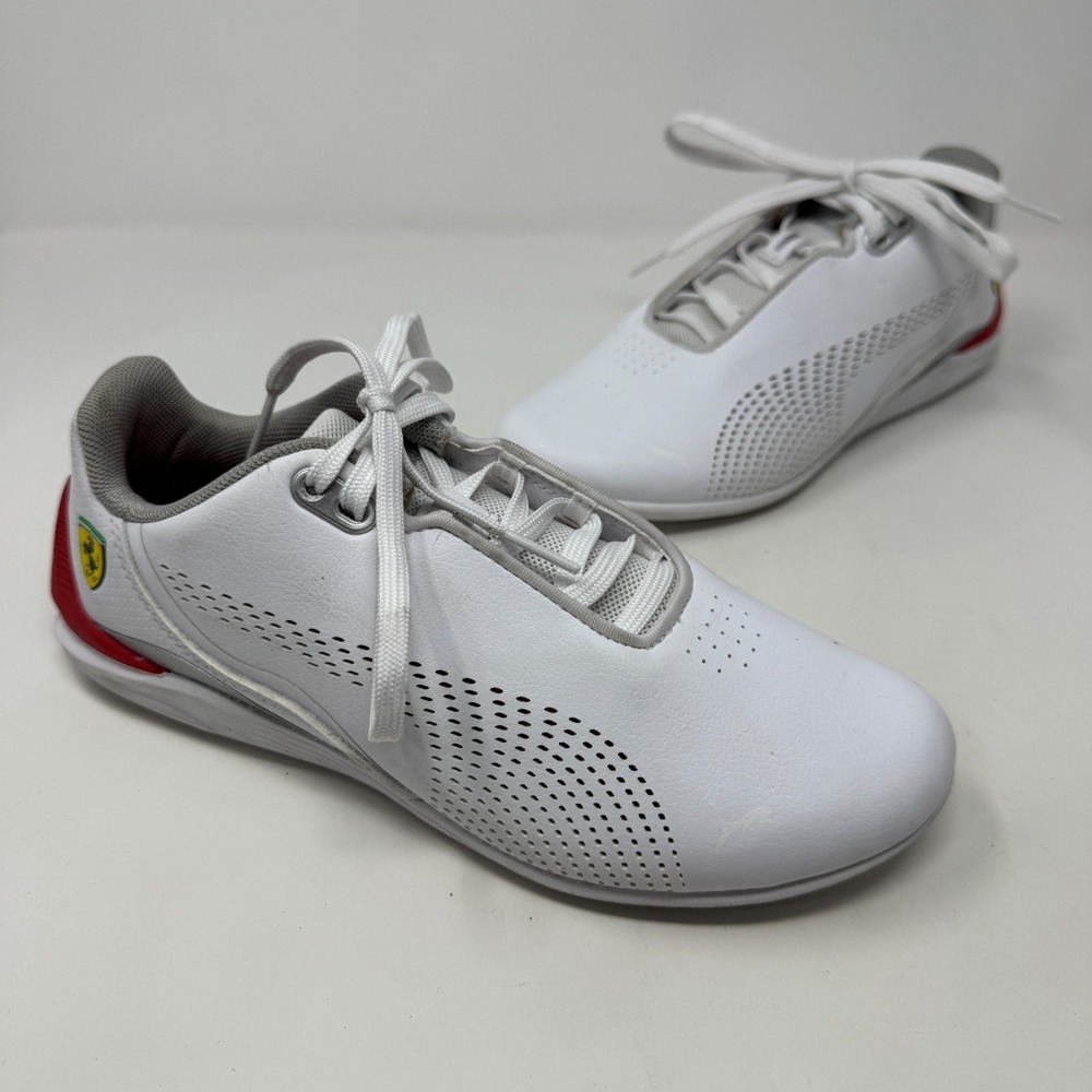Ferrari Scuderia Drift Cat White Shoes Children's Size 4.5 (Adult)